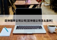 区块链开公司公司[区块链公司怎么盈利]